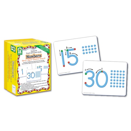 Carson Dellosa Textured Touch and Trace Cards - Numbers 846013